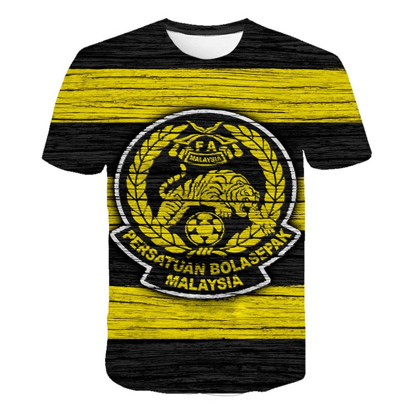 Retro Federal Republic of Germany Flag T-shirt Men/Women Couple Lovers Models Fashion Short sleeve Round neck T-shirt | Vimost Shop.