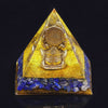 Orgonite Pyramid Copper Ganesha Buddha Figurine Ornaments Yoga Handmade Elephant God Buddha Statue Buddhsit Handicrafts | Vimost Shop.