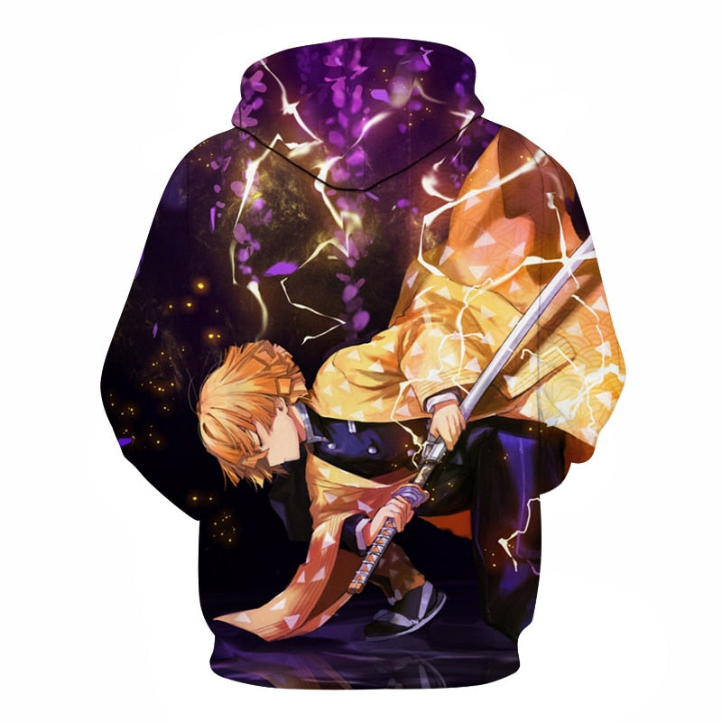 Men Women Anime Demon Slayer: Kimetsu no Yaiba Hoodie Cosplay Costume Sweatshirts Unisex Cartoon Pullover Autumn Casual Clothing | Vimost Shop.