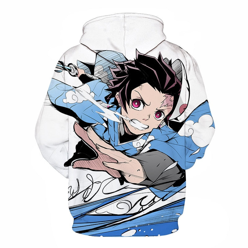 Men Women Anime Demon Slayer: Kimetsu no Yaiba Hoodie Cosplay Costume Sweatshirts Unisex Cartoon Pullover Autumn Casual Clothing | Vimost Shop.