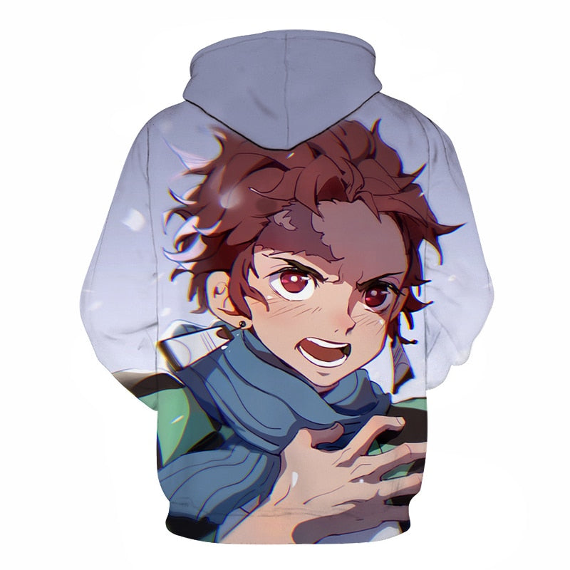 Men Women Anime Demon Slayer: Kimetsu no Yaiba Hoodie Cosplay Costume Sweatshirts Unisex Cartoon Pullover Autumn Casual Clothing | Vimost Shop.