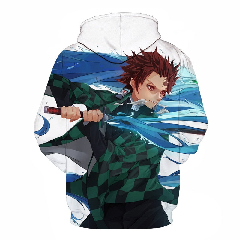 Men Women Anime Demon Slayer: Kimetsu no Yaiba Hoodie Cosplay Costume Sweatshirts Unisex Cartoon Pullover Autumn Casual Clothing | Vimost Shop.