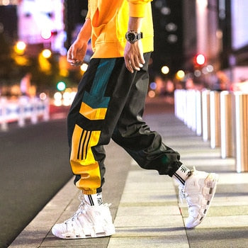 Sweatpants Men Casual Striped Pants Loose Track Pants Streetwear | Vimost Shop.