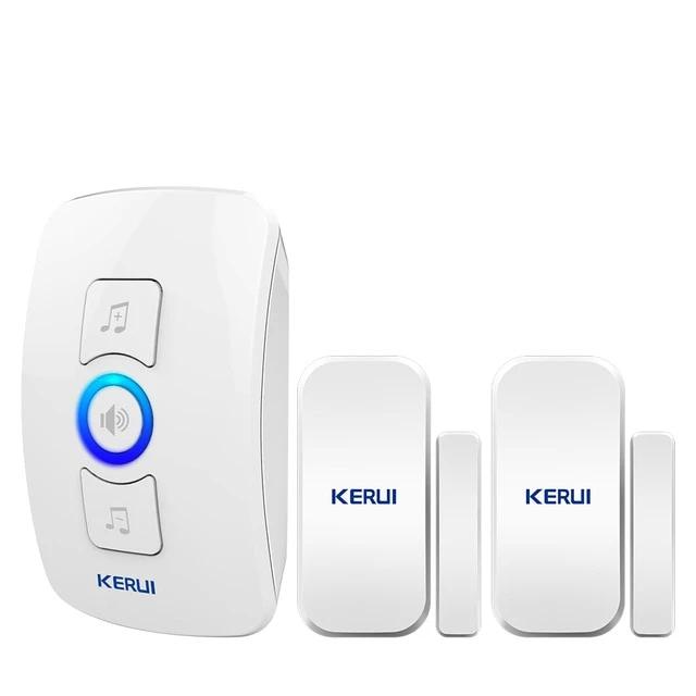 Home Security Welcome Wireless Doorbell Smart Chimes Doorbell Alarm LED light 32 Songs with Waterproof Touch Button | Vimost Shop.