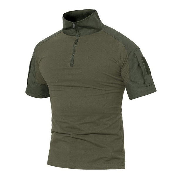 Men Summer T Shirts Airsoft Army Tactical T Shirt Short Sleeve Military Camouflage Cotton Tee Shirts Paintball Clothing | Vimost Shop.