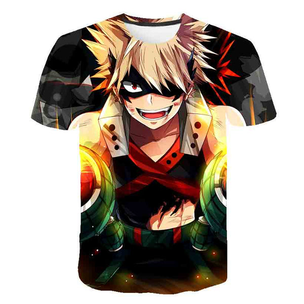 My Hero Academia T Shirt New Men Women 3D Print Anime Boku no Hero Academia Tsuyu Unisex Short Sleeve Top Boys Street Pullover | Vimost Shop.