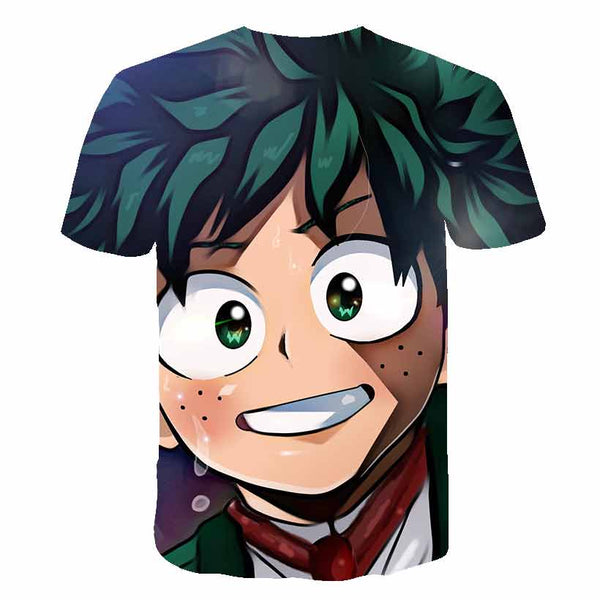 My Hero Academia T Shirt New Men Women 3D Print Anime Boku no Hero Academia Tsuyu Unisex Short Sleeve Top Boys Street Pullover | Vimost Shop.