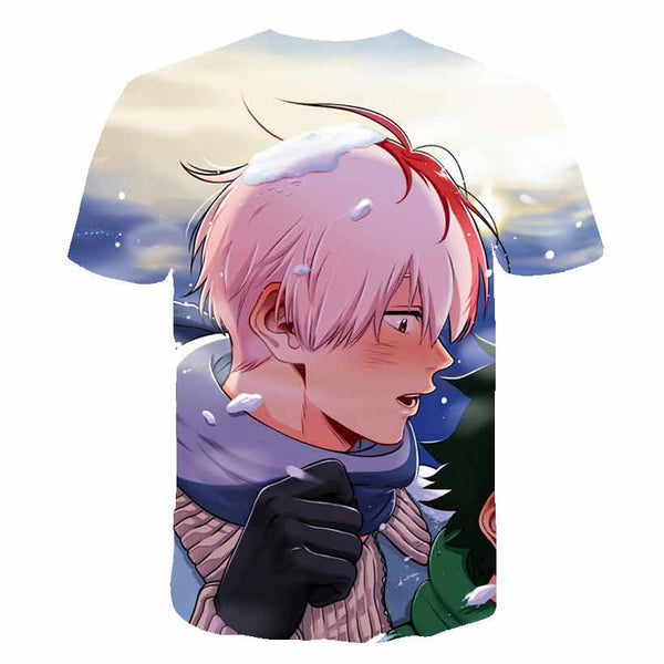 My Hero Academia T Shirt New Men Women 3D Print Anime Boku no Hero Academia Tsuyu Unisex Short Sleeve Top Boys Street Pullover | Vimost Shop.