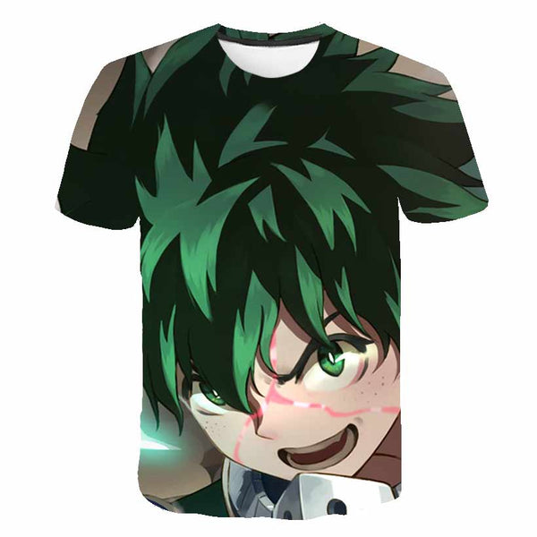 My Hero Academia T Shirt New Men Women 3D Print Anime Boku no Hero Academia Tsuyu Unisex Short Sleeve Top Boys Street Pullover | Vimost Shop.