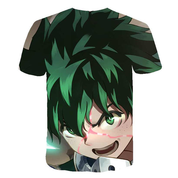 My Hero Academia T Shirt New Men Women 3D Print Anime Boku no Hero Academia Tsuyu Unisex Short Sleeve Top Boys Street Pullover | Vimost Shop.