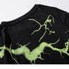 Mens Hip Hop Dark Lightning Tshirt Streetwear Summer Cotton | Vimost Shop.