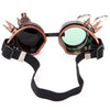 Rivet Goggles Men Women Steampunk Vintage Round Sun Glasses Gothic Goggles Vintage Retro Punk Sunglass | Vimost Shop.