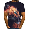 Snow Tiger T Shirt Men Animal Tshirt Sex Funny T Shirts Slim 3d Print T-shirt Hip Hop Tee Cool Mens Clothing New Summer Top | Vimost Shop.