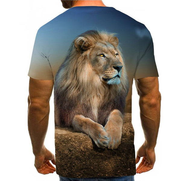 Snow Tiger T Shirt Men Animal Tshirt Sex Funny T Shirts Slim 3d Print T-shirt Hip Hop Tee Cool Mens Clothing New Summer Top | Vimost Shop.