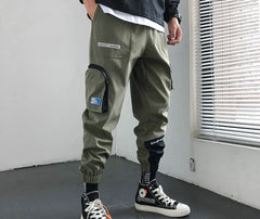 Streetwear Hip Hop Joggers Men Korean Style Harem Pants Men Casual Cargo Pants Fashion Black Men Trousers | Vimost Shop.