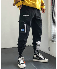 Streetwear Hip Hop Joggers Men Korean Style Harem Pants Men Casual Cargo Pants Fashion Black Men Trousers | Vimost Shop.