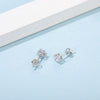 6 Prong Moissanite Earring 925 Sterling Silver Bright 5mm Round Stud Earrings Jewelry For Women Wedding | Vimost Shop.