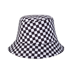 Original Print Women Bucket Hat Reversible Fisherman Hat Men Hip Hop Cap Outdoor Travel Panama Hat