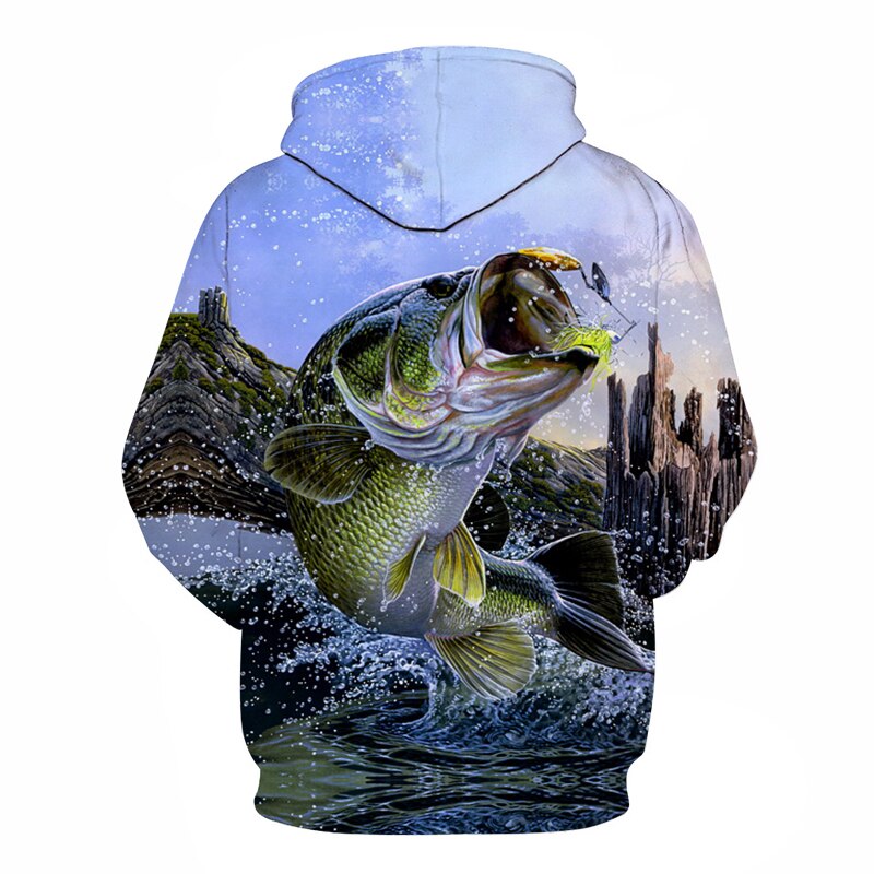 3D Tropical Fish Funny Hoodies For Fishinger Fisherman Men Women Long Sleeve Hoody Sweatshirts Hooded Streetwear Hip Hop Jackets | Vimost Shop.