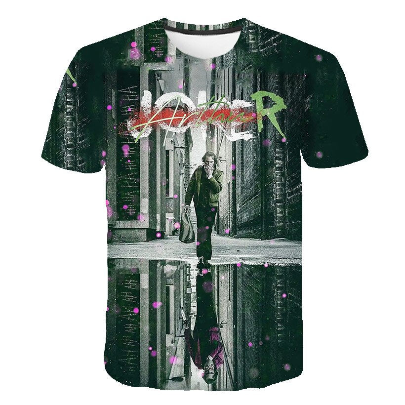 Hot Sale Clown T Shirt Men/women Joker Face 3D Printed Terror Fashion T-shirts Cool Character joker Harajuku Clothing | Vimost Shop.