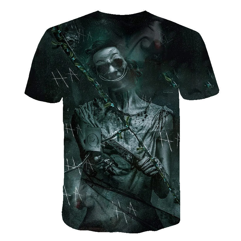 Hot Sale Clown T Shirt Men/women Joker Face 3D Printed Terror Fashion T-shirts Cool Character joker Harajuku Clothing | Vimost Shop.