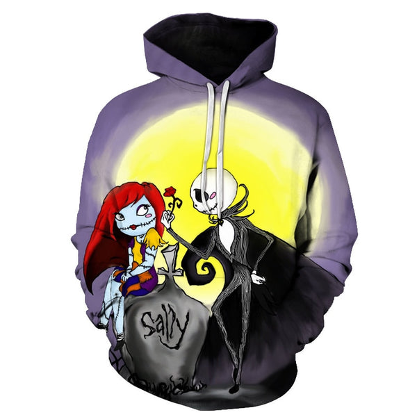 Men Women shirt/Hoodies/Tees Outerwear Halloween Gift Nightmare Before Christmas Jack 3D Print Female/male Hoody Sweatshirt | Vimost Shop.