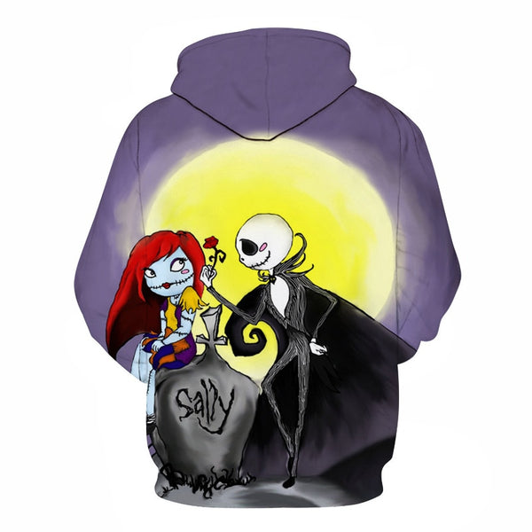 Men Women shirt/Hoodies/Tees Outerwear Halloween Gift Nightmare Before Christmas Jack 3D Print Female/male Hoody Sweatshirt | Vimost Shop.