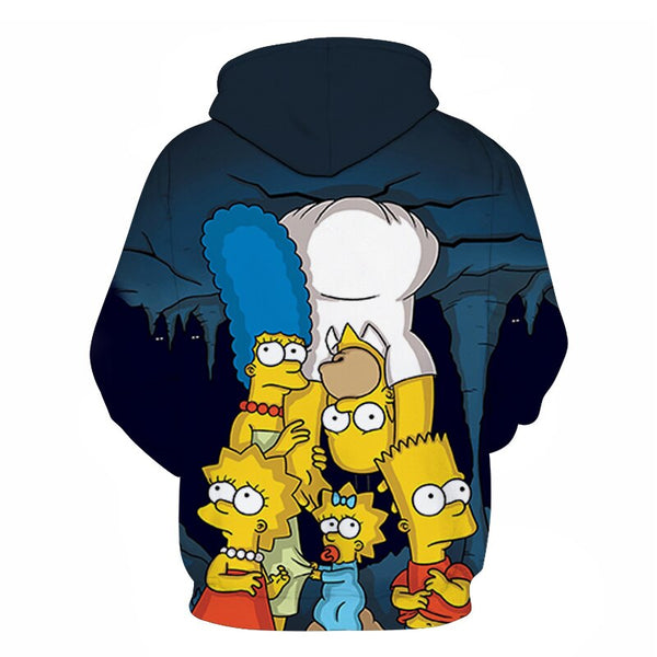 The Simpsons hoodies men women sweatshirts printed 3d hooded pullover hooded casual streetwear | Vimost Shop.