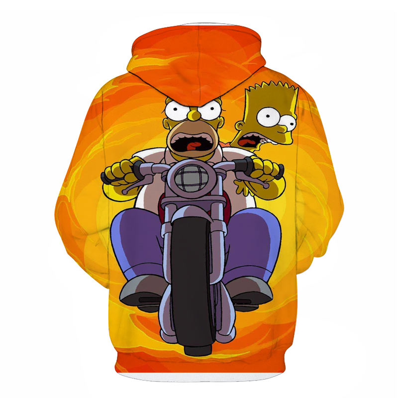 The Simpsons hoodies men women sweatshirts printed 3d hooded pullover hooded casual streetwear | Vimost Shop.