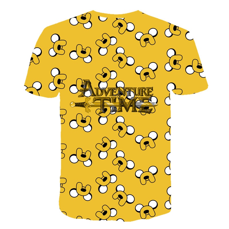 Fashion Style Adventure Time t-shirt jake and finn Singing playing guitar 3d print short sleeve t-shirt women men Kid lovely top | Vimost Shop.