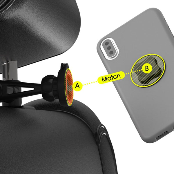 Universal Car Mobile Phones Holder Stand Rear Pillow 360 Rotation Car Back Seat Headrest Mount Holder For iPad Tablet PC Auto