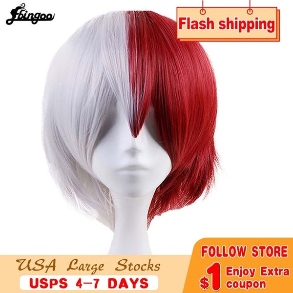 My Hero Academia OCHACO URARAKA Auburn Brown Short Straight Bob Synthetic Cosplay Wig Role Play Halloween Costume парик | Vimost Shop.