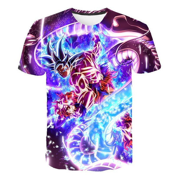 Dragon Ball Z Men's Summer T-shirts 3D Printing Super Saiyan Kid Black Zamasu Vegeta Jiren Dragonball T Shirt Tops Tees - Vimost Shop