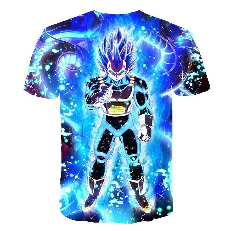 Dragon Ball Z Men's Summer T-shirts 3D Printing Super Saiyan Kid Black Zamasu Vegeta Jiren Dragonball T Shirt Tops Tees - Vimost Shop