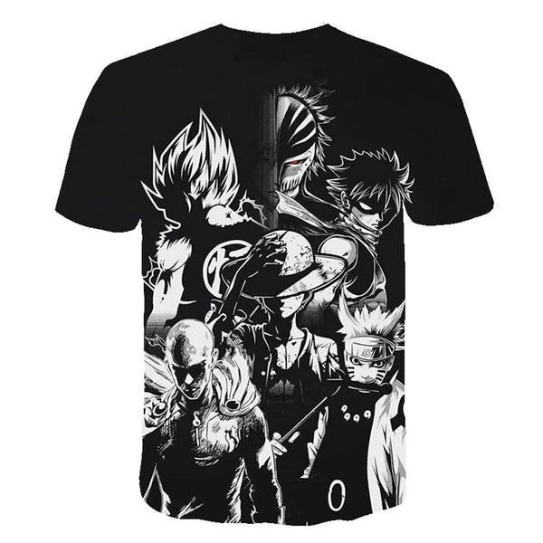 Dragon Ball Z Men's Summer T-shirts 3D Printing Super Saiyan Kid Black Zamasu Vegeta Jiren Dragonball T Shirt Tops Tees - Vimost Shop