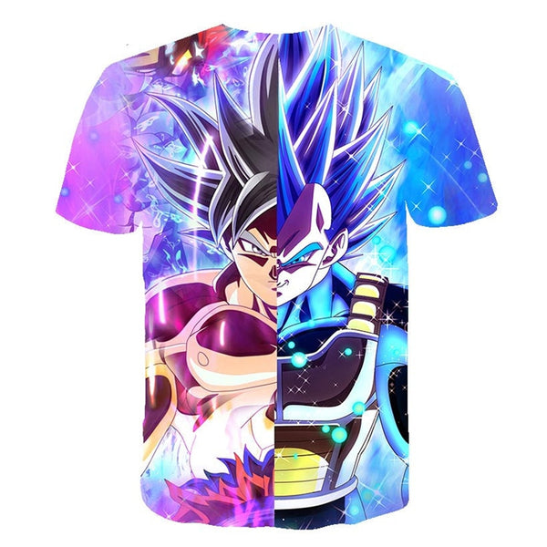 Dragon Ball Z Men's Summer T-shirts 3D Printing Super Saiyan Kid Black Zamasu Vegeta Jiren Dragonball T Shirt Tops Tees - Vimost Shop