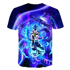 Dragon Ball Z Men's Summer T-shirts 3D Printing Super Saiyan Kid Black Zamasu Vegeta Jiren Dragonball T Shirt Tops Tees - Vimost Shop