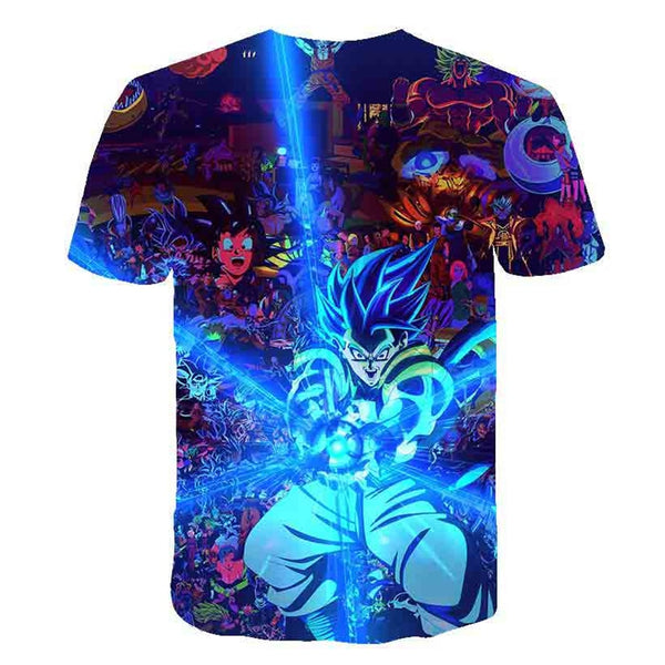 Dragon Ball Z Men's Summer T-shirts 3D Printing Super Saiyan Kid Black Zamasu Vegeta Jiren Dragonball T Shirt Tops Tees - Vimost Shop