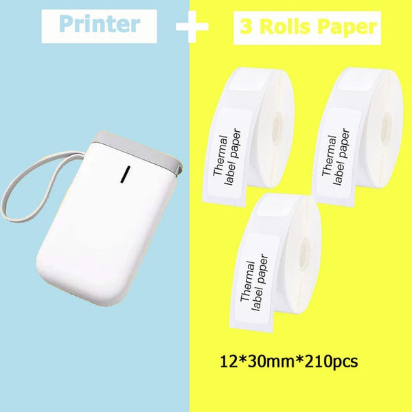 Wireless Label Printer Portable Pocket Label Printer Handheld BT Connection Fast Printing for Home Office impresoras | Vimost Shop.