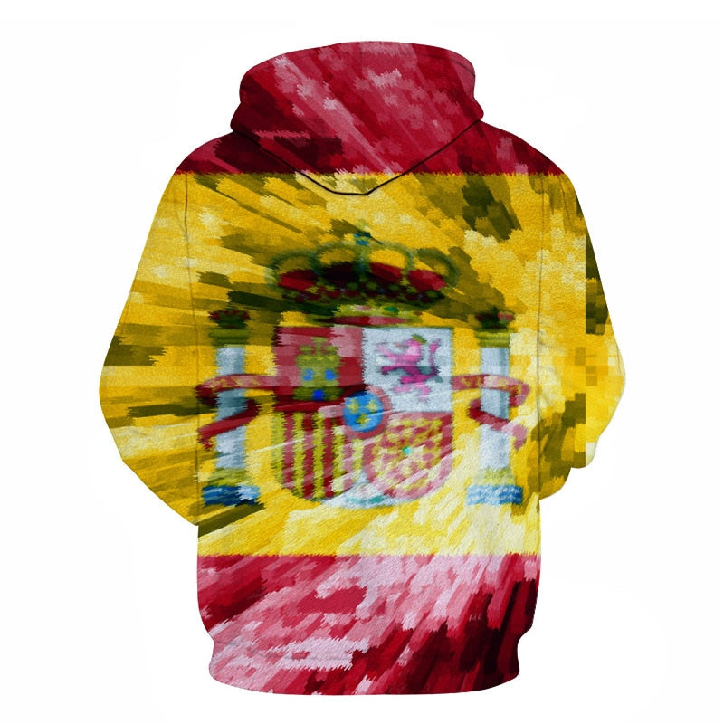 3D Hoodies National flag Canada Hoodies Sweatshirts Fashion Men Women Hoodies Germany/Brazil National flag 3D Hoodie | Vimost Shop.
