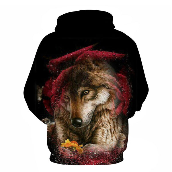 Fashion Galaxy Space 3D Hoodie bright wolf Print Hoodies Sweatshirts Men Women Unisex Hooded Pullovers Animal 3D Tops | Vimost Shop.