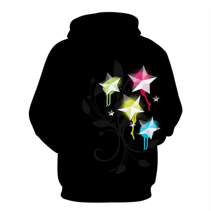 Galaxy Space 3D Printed Forest Cool Fashion Autumn Sweatshirt Thin Hooded Women Hoodie | Vimost Shop.