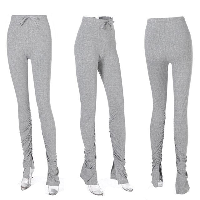 High Waist Stacked Leggings Women Fitness Legging Workout Stacked Leggins Femme Ruched Perfect Fit Pants Trousers Gym Joggers | Vimost Shop.