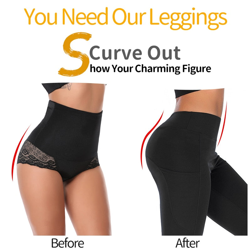 High Waist Stacked Leggings Women Fitness Legging Workout Stacked Leggins Femme Ruched Perfect Fit Pants Trousers Gym Joggers | Vimost Shop.