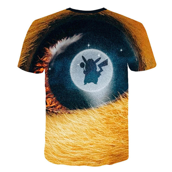 3D Movie Detective Pokemon Pikachu T-shirt For Boy/girl Tshirts Fashion Summer Casual Tees Anime Cute Cartoon Clothes | Vimost Shop.