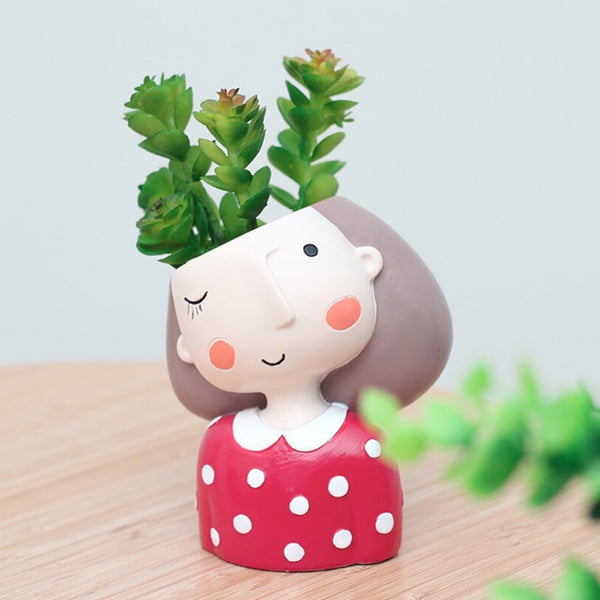 Succulent Plant Pot Cute Animal Flower Planter Flowerpot Create Design Lovely Little Animals Home Garden Bonsai Pots | Vimost Shop.