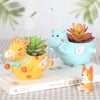 Succulent Plant Pot Cute Animal Flower Planter Flowerpot Create Design Lovely Little Animals Home Garden Bonsai Pots | Vimost Shop.