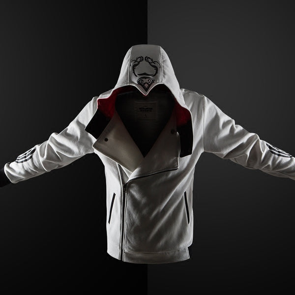 Assassin hoodie unisex zipper jacket Street fashion print hoodie Assassin hoodie for boys Plus size | Vimost Shop.