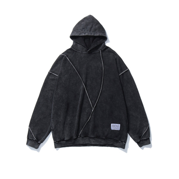 Men Streetwear Black Washed Hoodies Winter Sweatshirt Hip Hop Harajuku Pullover Oversize Hooded Dropshipping Suppliers | Vimost Shop.