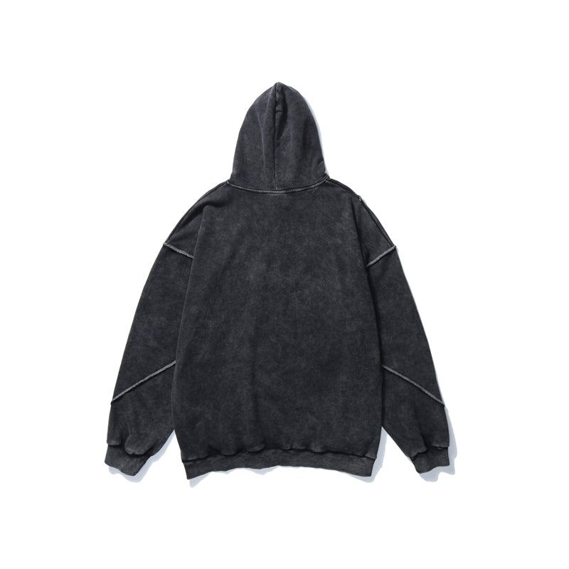 Men Streetwear Black Washed Hoodies Winter Sweatshirt Hip Hop Harajuku Pullover Oversize Hooded Dropshipping Suppliers | Vimost Shop.